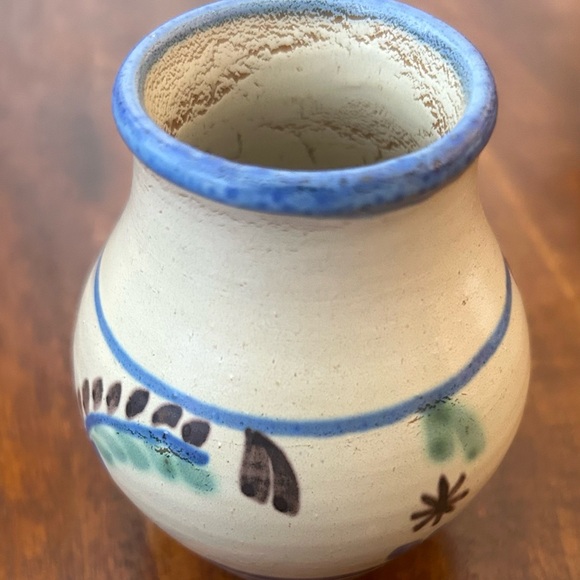 Vintage Nittsjö Sweden Hand-Painted Small Ceramic Vase - Marked 298 - Picture 9 of 12